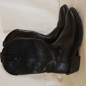 Black Justin western boots size 8D